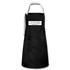 Canine Confetti Artisan Apron - black/white
